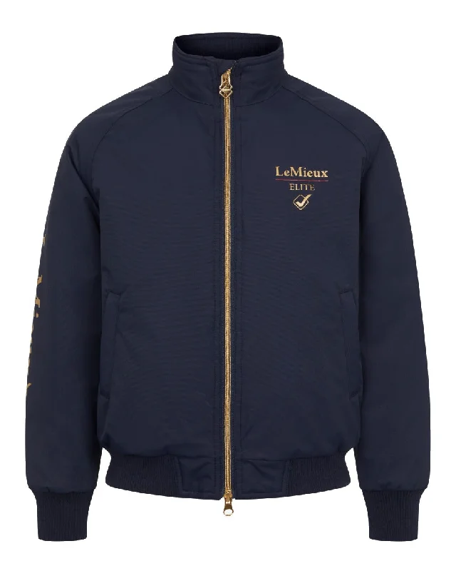 Down rain jacket grey -LeMieux Mini Elite Team Jacket