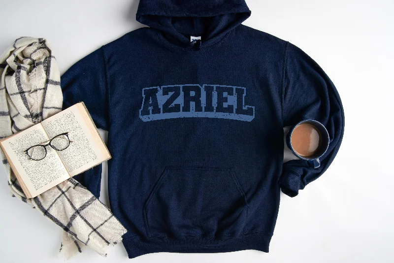 Textured fleece hoodie grey -azriel hoodie