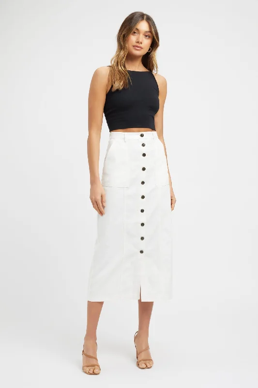 chill day skirts -Dublin Midi Skirt