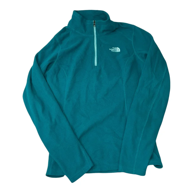 Mesh fleece sweatshirts navy -Sweatshirt Collar By The North Face In Green, Size: S