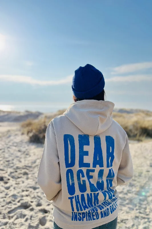 Neon lime hoodie bright -Hoodie "Dear Ocean"