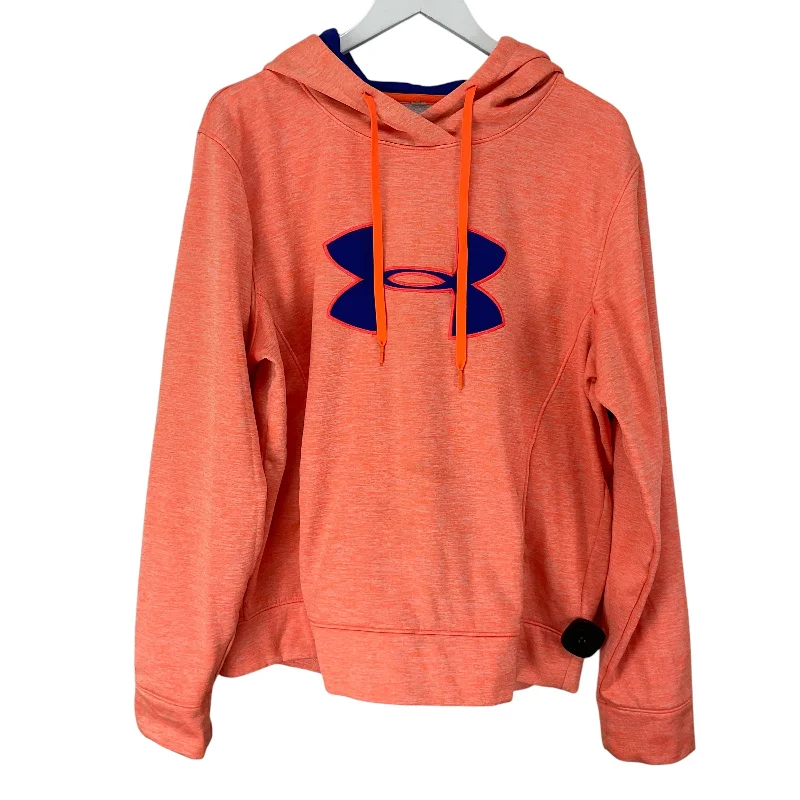 Velvet sweatshirts plush red -Sweatshirt Hoodie By Under Armour In Orange, Size: Osfm