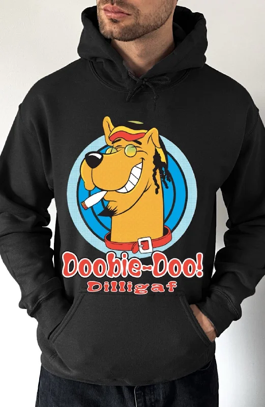 Sherpa pullover hoodie black -Doobie Doo Pullover Hoodie