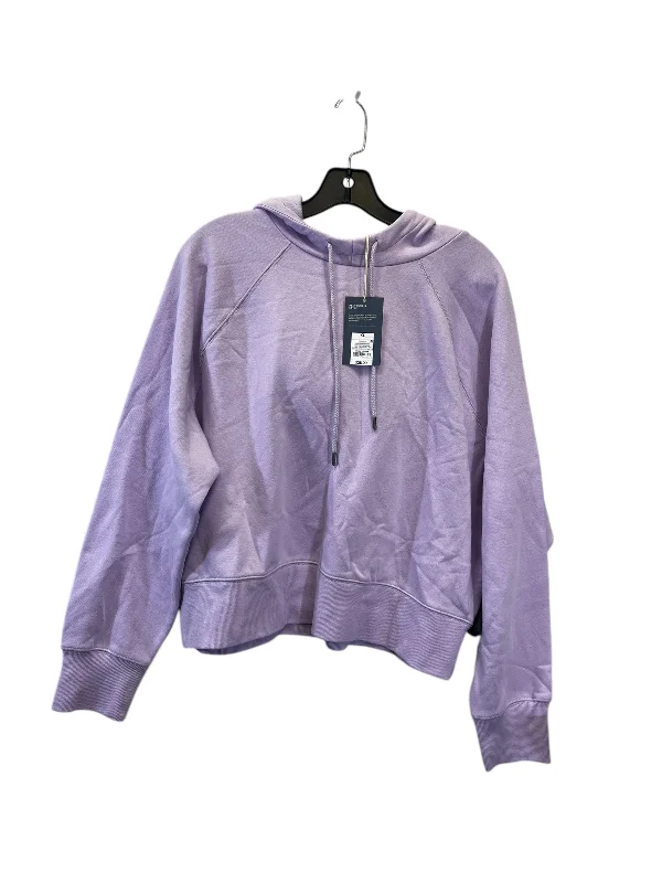 Terry pullover sweatshirts white -Sweatshirt Hoodie By Universal Thread In Purple, Size: Xl