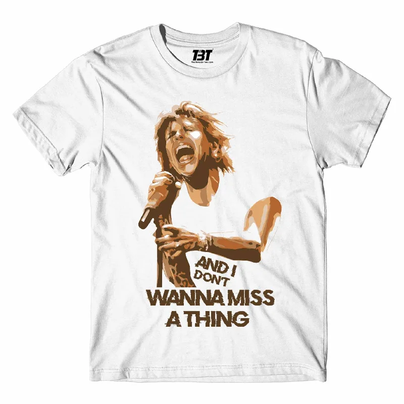 show gear t-shirts -Aerosmith T shirt - Don't Wanna Miss A Thing Art