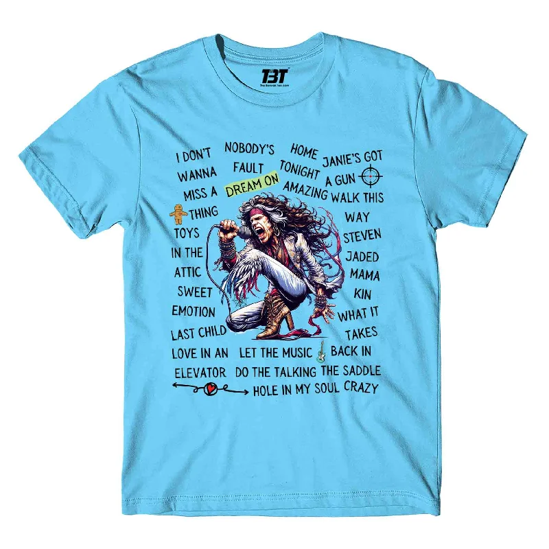 witty quote t-shirts -Aerosmith T shirt - Song Story