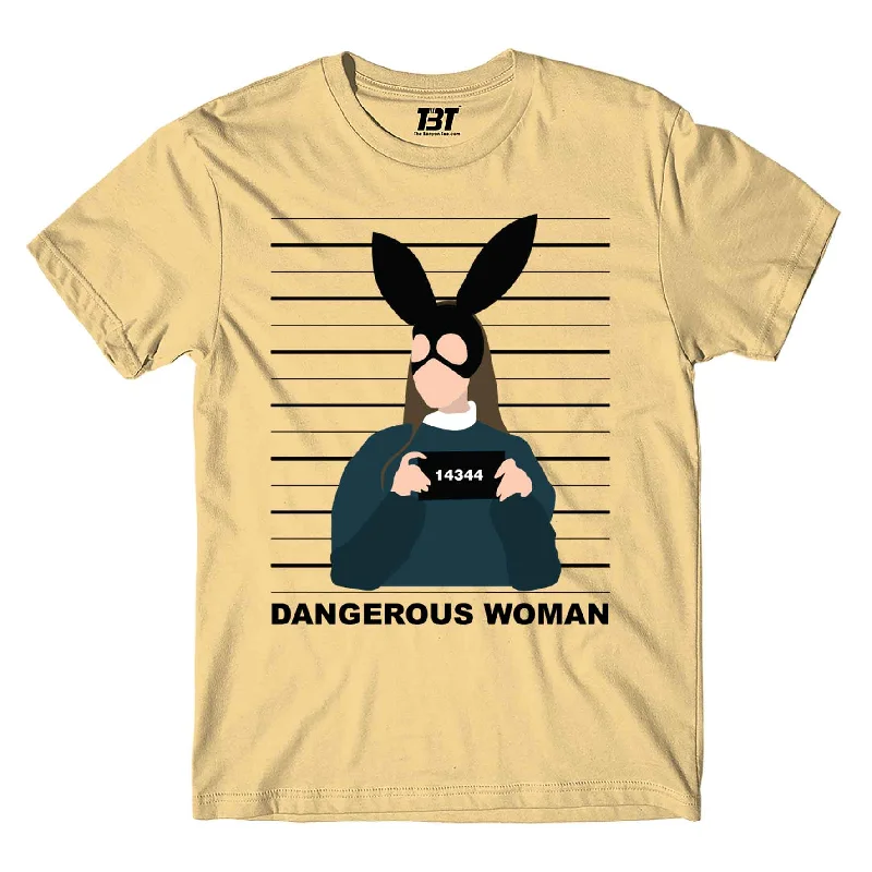 uneven hem t-shirts -Ariana Grande T shirt - Dangerous Woman