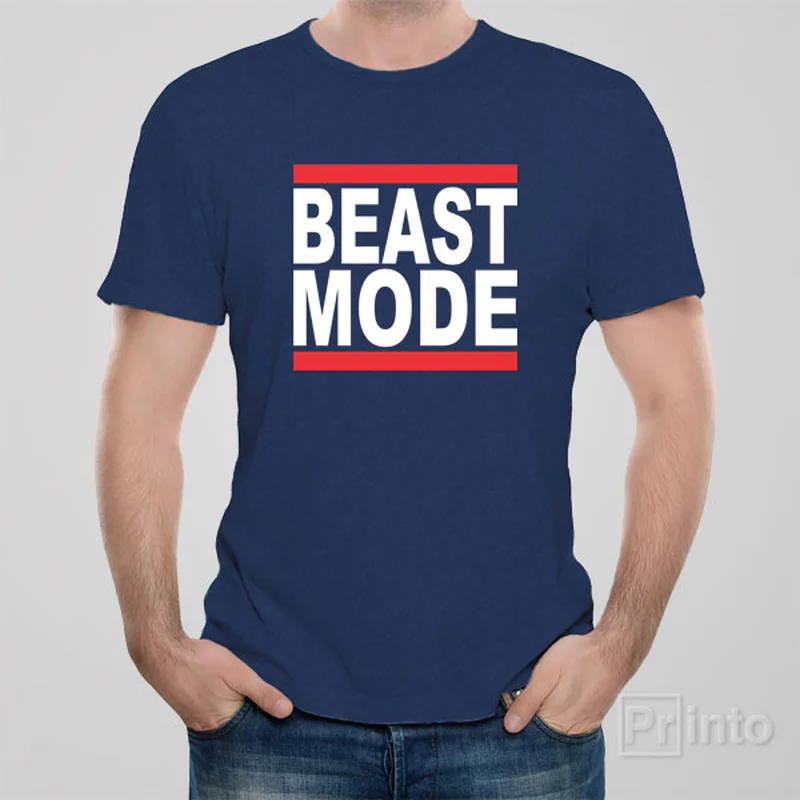 quirky phrase t-shirts -BEAST MODE T shirt