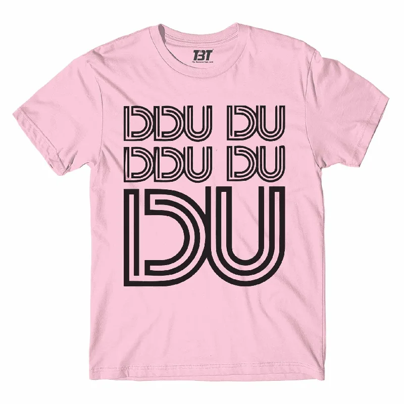 clan print t-shirts -Black Pink T shirt - DDU DU DDU DU DU