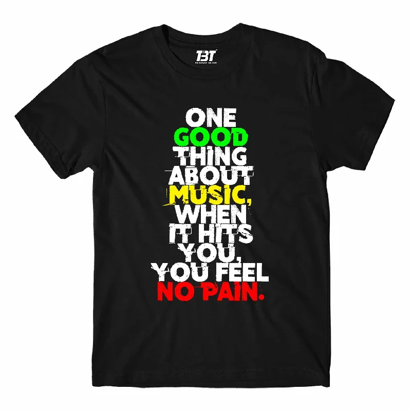 tourist fun t-shirts -Bob Marley T shirt - Good Thing About Music