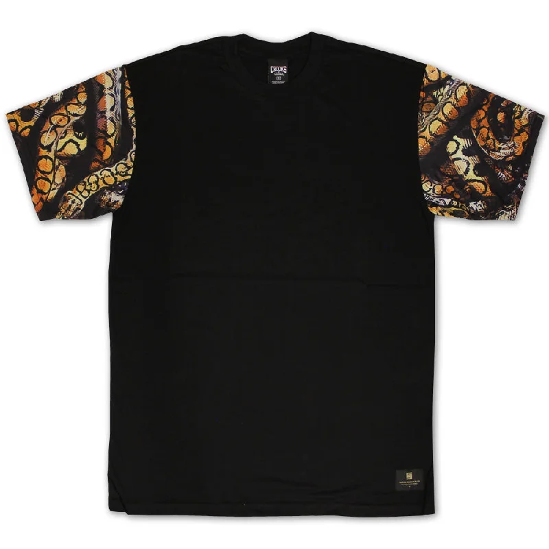 nana love t-shirts -Crooks & Castles Python T-shirt Black