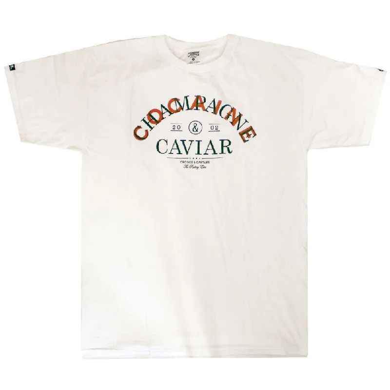 faith crew t-shirts -Crooks & Castles Triple C's T-Shirt White