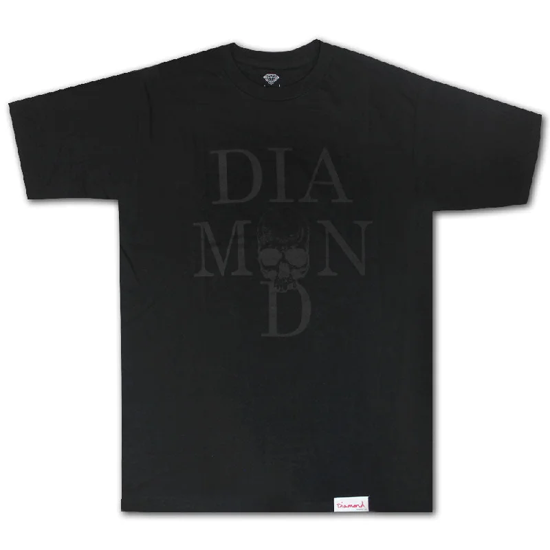 group event t-shirts -Diamond Supply Co Skull T-shirt Black