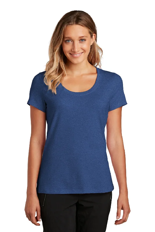 life event t-shirts -District Womens Flex Short Sleeve Scoop Neck T-Shirt - Heather Deep Royal Blue