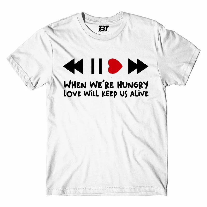 troop logo t-shirts -Eagles T shirt - Love Will Keep Us Alive