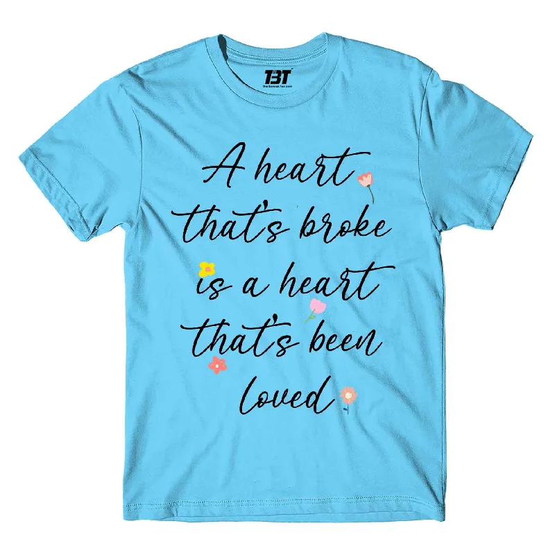 island print t-shirts -Ed Sheeran T shirt - A Heart That's Broke - Supermarket Flowers