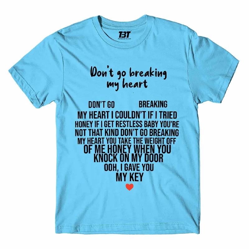 snap shot t-shirts -Elton John T shirt - Don't Go Breaking My Heart