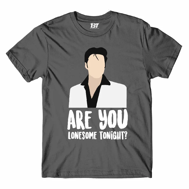 classic polo t-shirts -Elvis Presley T shirt - Are You Lonesome Tonight?