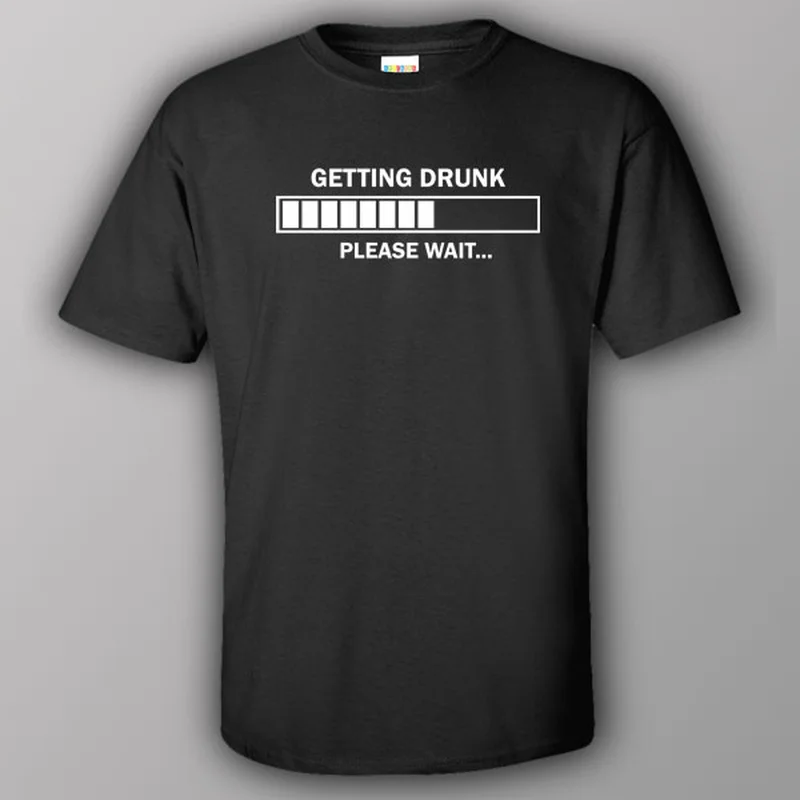 pop sage t-shirts -Getting drunk. Please wait. - T-shirt