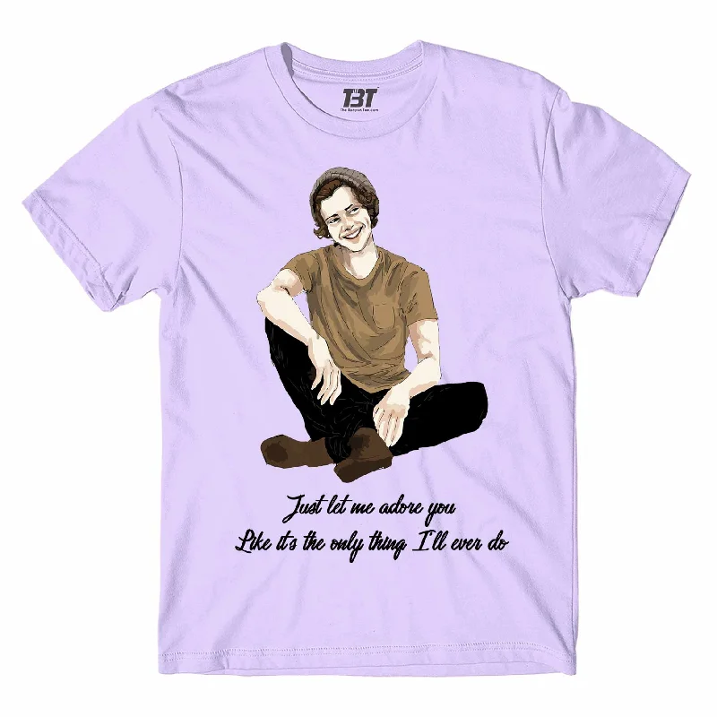 torn edge t-shirts -Harry Styles T shirt - Adore You