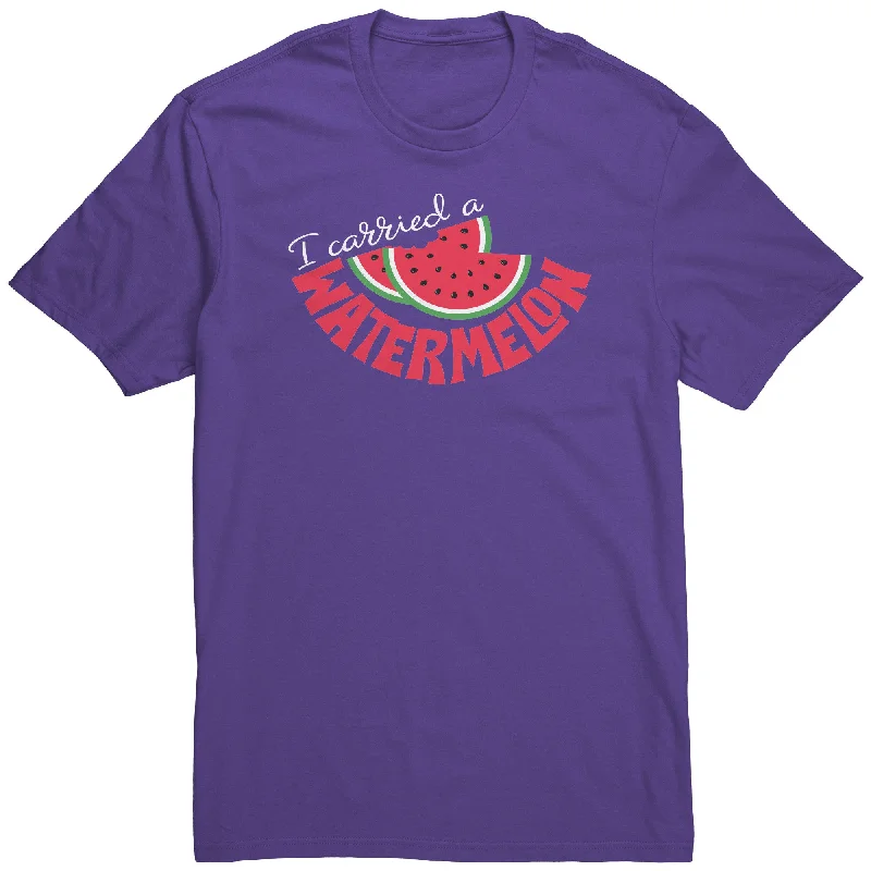 party glow t-shirts -I CARRIED A WATERMELON District Brand Unisex T-Shirt