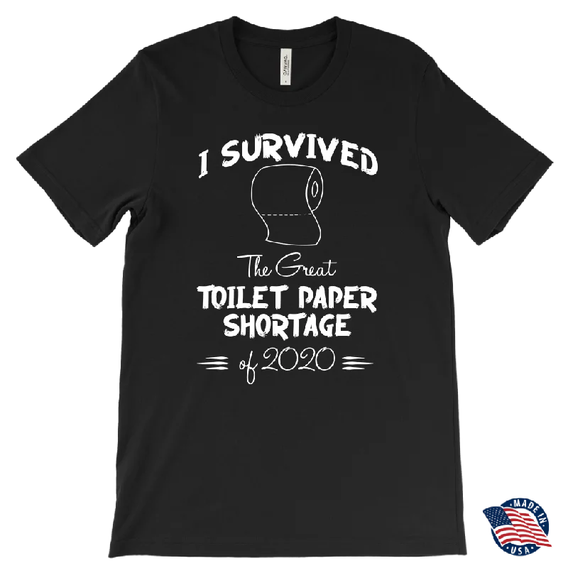 tech geek t-shirts -I survived the Great Toilet Paper Shortage of 2020 Men's T-Shirt