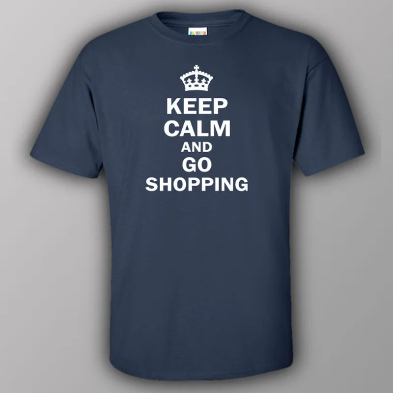 sweet cute t-shirts -Keep calm and go shopping - T-shirt