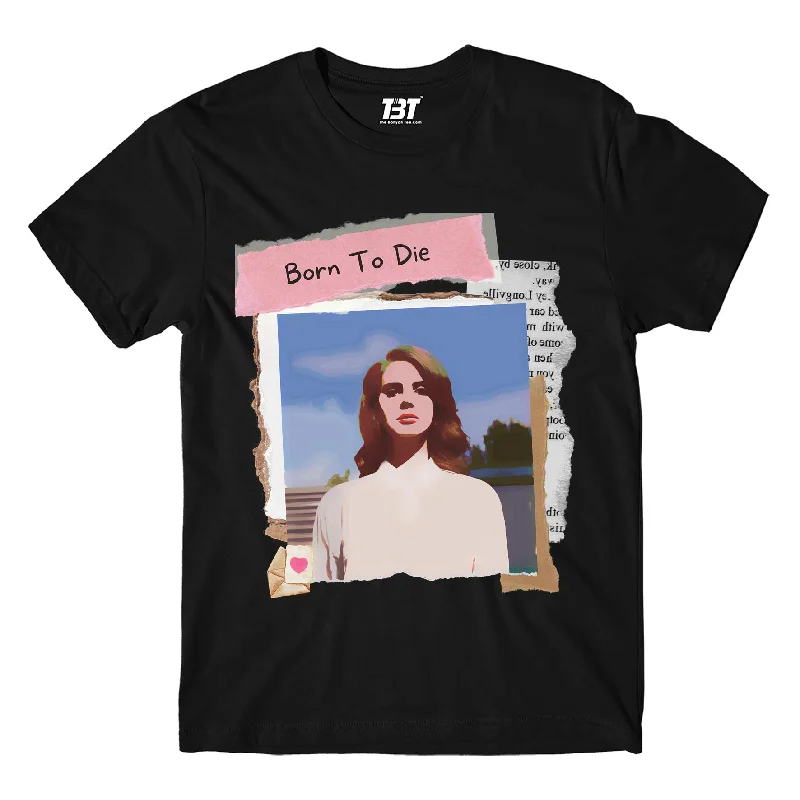 distressed print t-shirts -Lana Del Rey T shirt - Born To Die