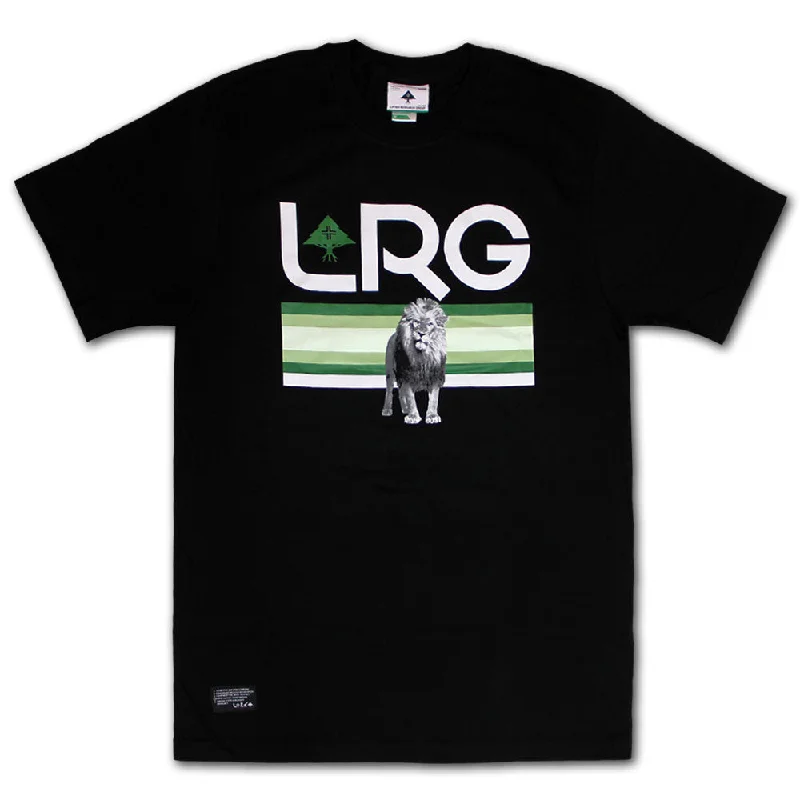 metro view t-shirts -Lrg Astro Lion T-shirt Black