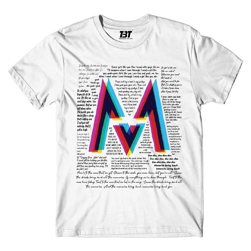 sleek look t-shirts -Maroon 5 T shirt - M5