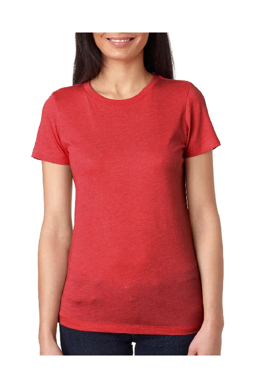 cane soft t-shirts -Next Level Womens Jersey Short Sleeve Crewneck T-Shirt - Vintage Red