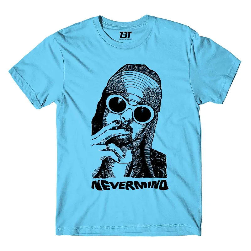 pull weave t-shirts -Nirvana T shirt - Kurt Never Minds