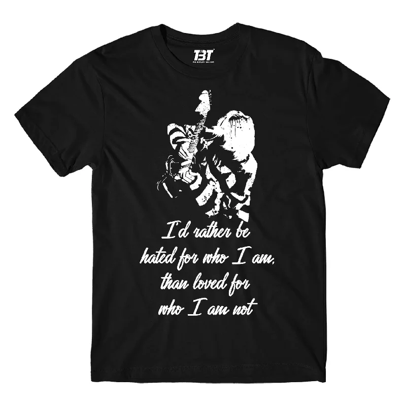 link stitch t-shirts -Nirvana T shirt - Who I Am