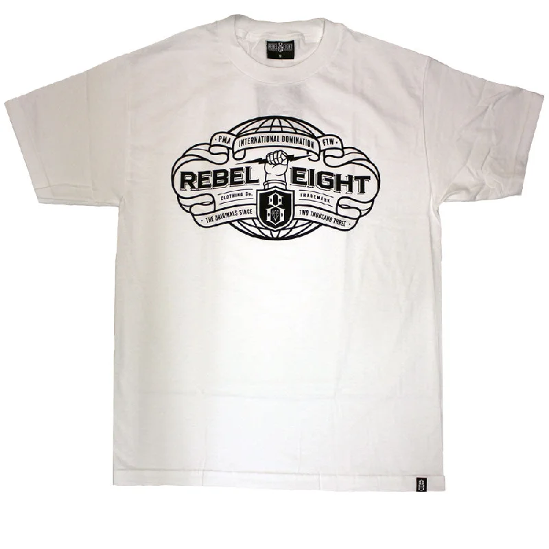 double layer t-shirts -Rebel8 International Domination T-shirt White