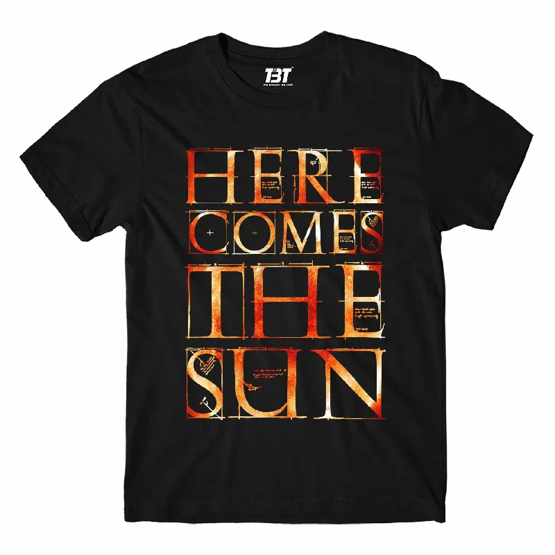 raw edge t-shirts -The Beatles T shirt - Here Comes The Sun