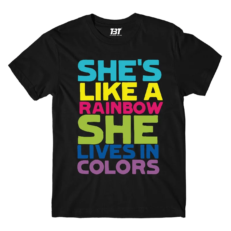 show gear t-shirts -The Rolling Stones T shirt - She's Like A Rainbow