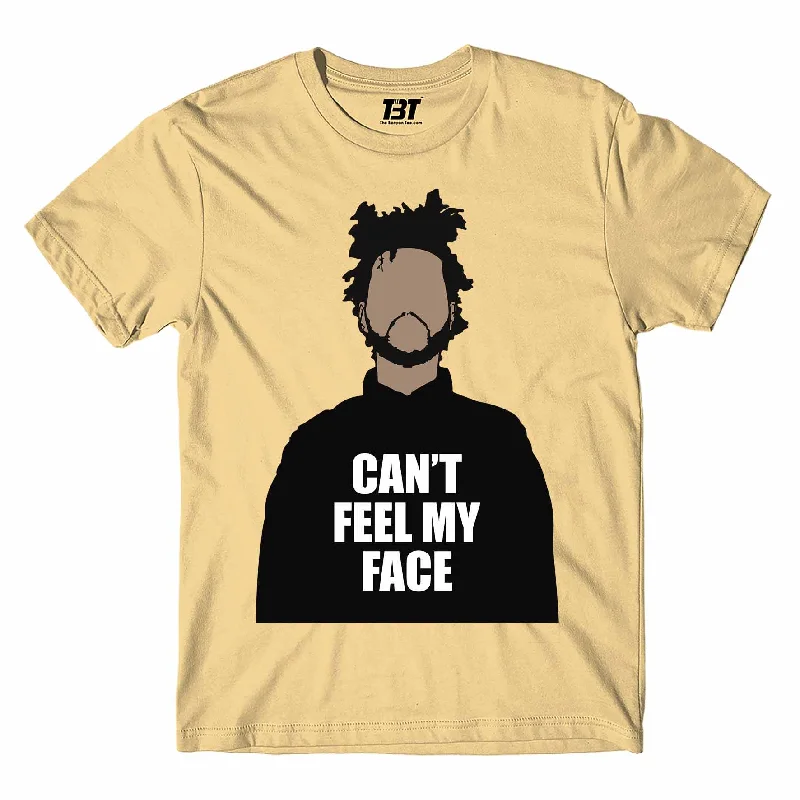 hip-hop t-shirts -The Weeknd T shirt - Can't Feel My Face