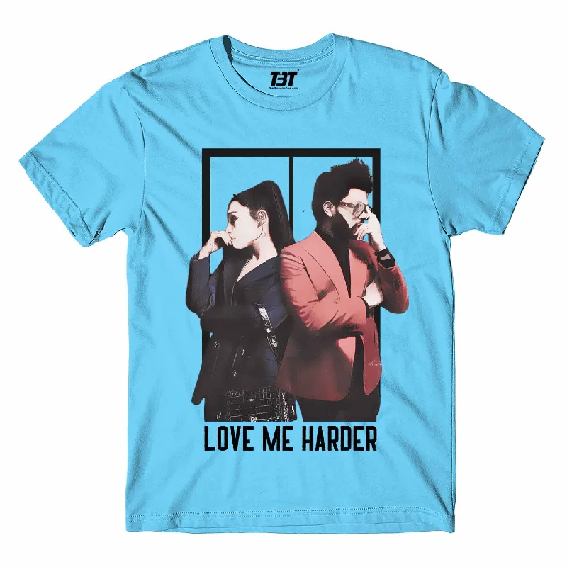 bleach dye t-shirts -The Weeknd T shirt - Love Me Harder