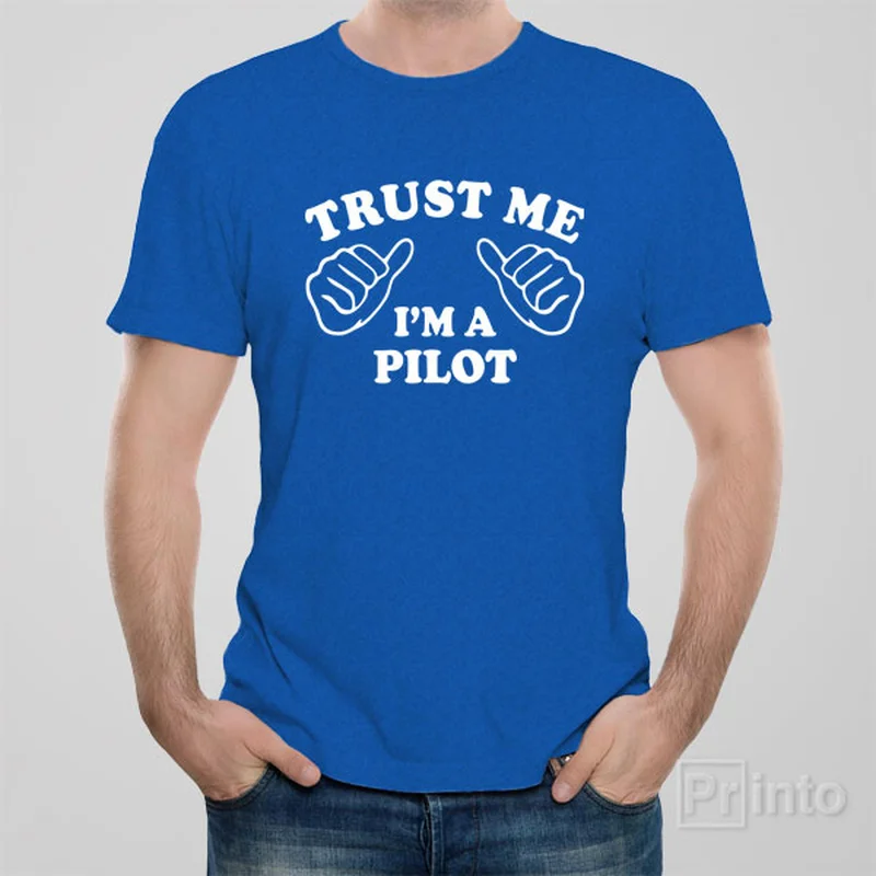 newborn soft t-shirts -Trust me - I am a pilot - T-shirt