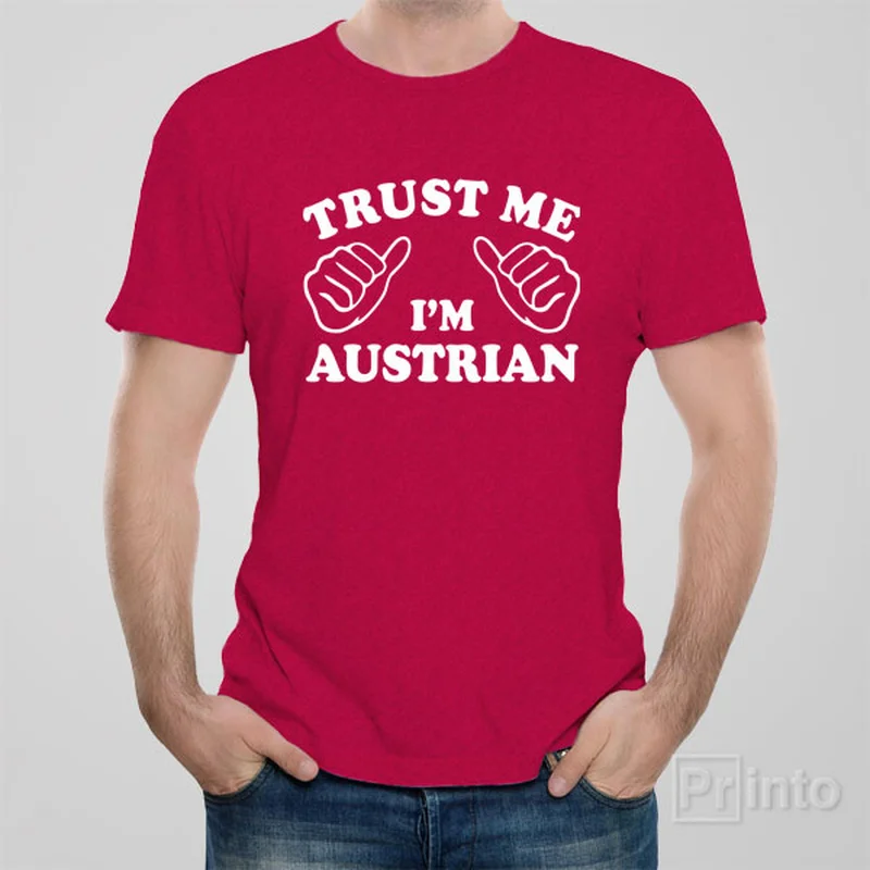 beast stitch t-shirts -Trust me - I am Austrian - T-shirt