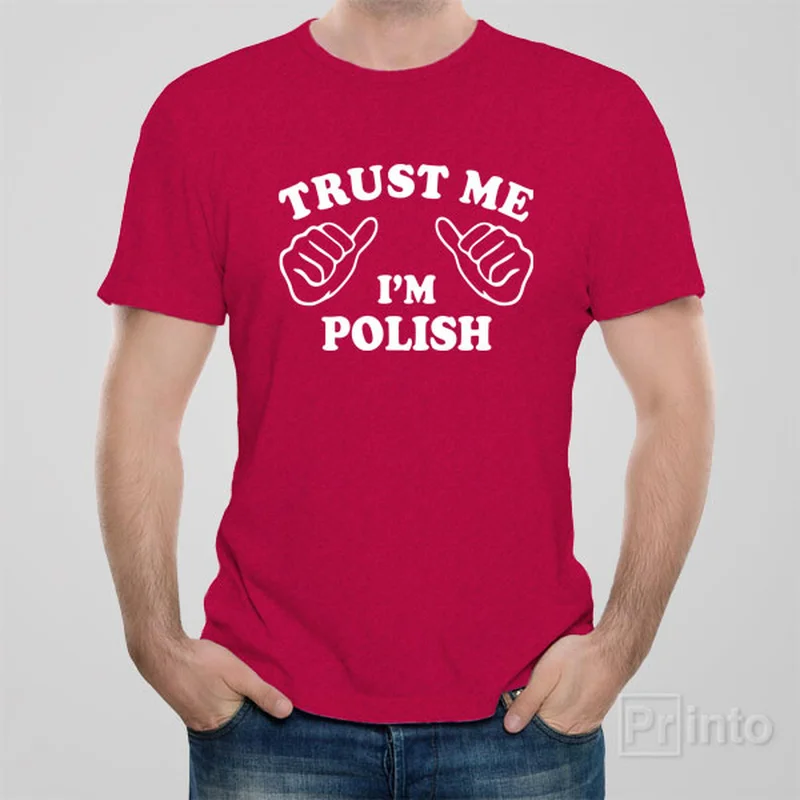 shiny sequin t-shirts -Trust me - I am Polish - T-shirt