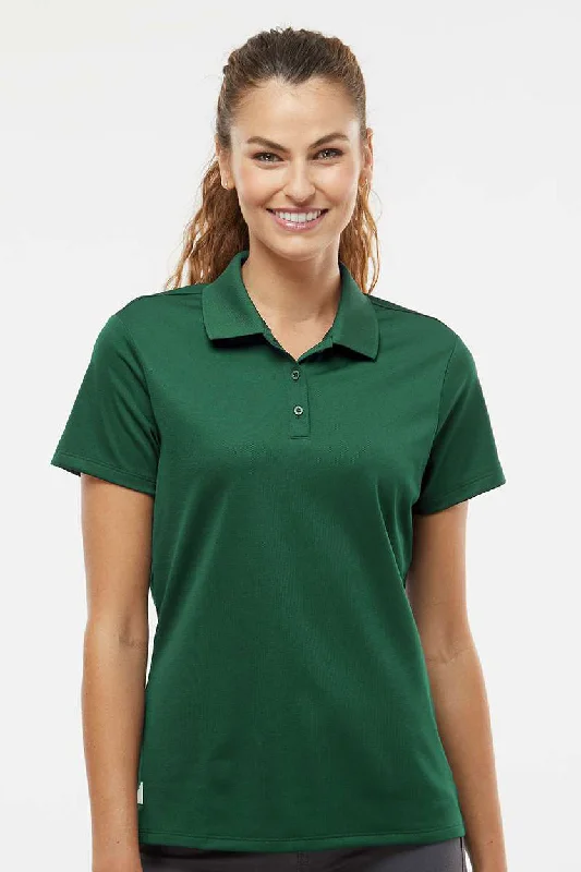 mix vibe blouses -Adidas Womens UV Protection Short Sleeve Polo Shirt - Collegiate Green