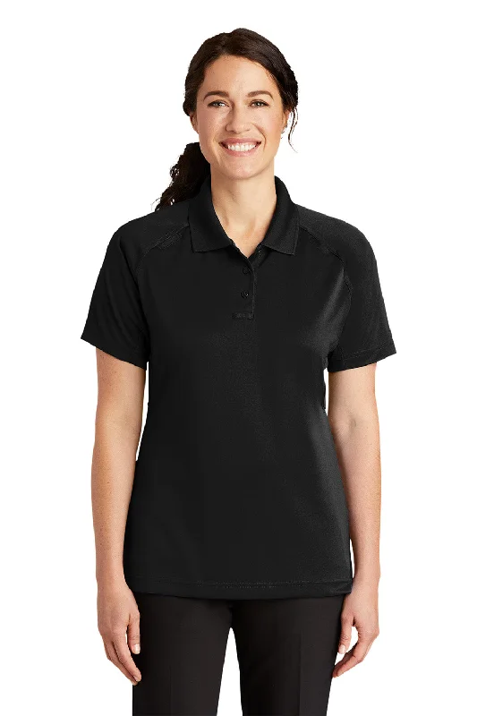 soft tot blouses -CornerStone Womens Select Tactical Moisture Wicking Short Sleeve Polo Shirt - Black