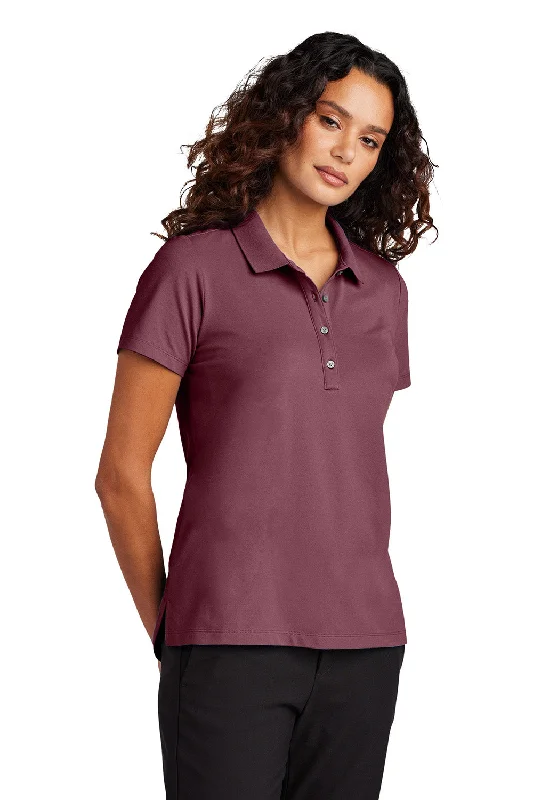 hard stud shirts -Mercer+Mettle Womens Moisture Wicking Short Sleeve Polo Shirt - Rosewood - New