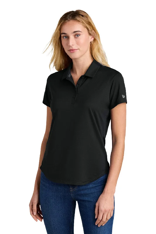 two hue shirts -New Era Womens Power Moisture Wicking Short Sleeve Polo Shirt - Black - New