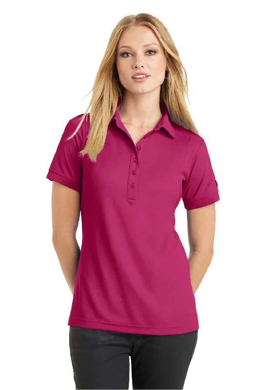 power cut shirts -Ogio Womens Jewel Moisture Wicking Short Sleeve Polo Shirt - Crush Pink