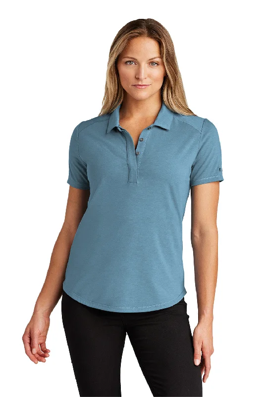 past cool shirts -Ogio Womens Motion Moisture Wicking Short Sleeve Polo Shirt - Mist Blue - New