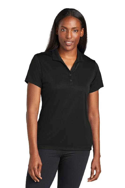 hope mark blouses -Sport-Tek Womens Moisture Wicking Re-Compete Short Sleeve Polo Shirt - Black - New