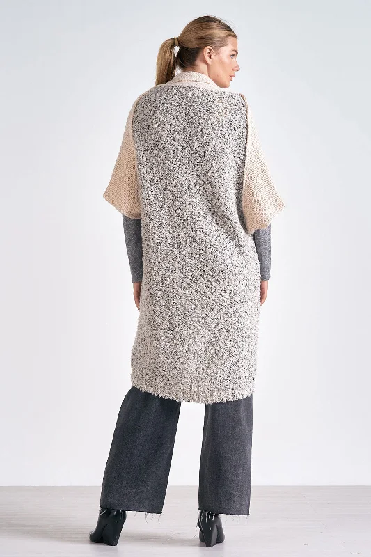 Metallic cardigan silver shimmer -Come Together Cardigan