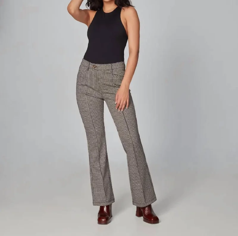 fair make pants -Azure High Rise Athleisure In Brown